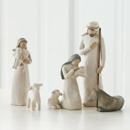 6-Piece Nativity Set for a classic Christmas keepsake display