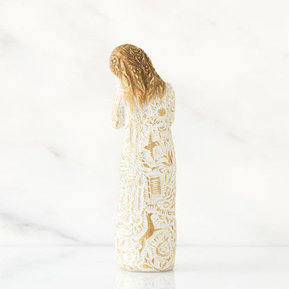 Tapestry figurine as a healing and memory keepsake gift