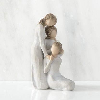 Our Healing Touch figurine displayed as a sisterhood and support keepsake gift