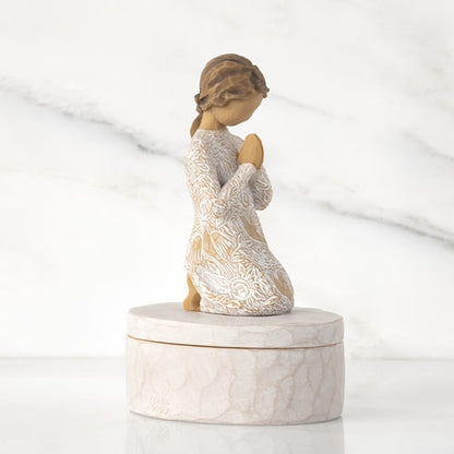 Prayer of Peace Keepsake Box displayed as a calming spiritual reflection gift