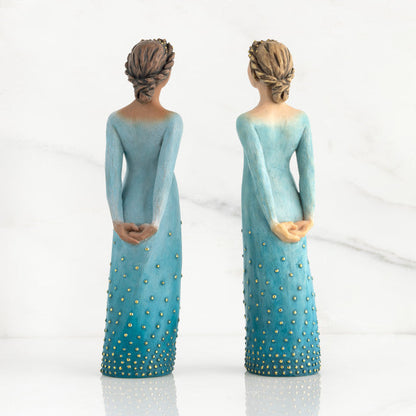 Radiance darker skin figurine as an encouragement and confidence gift