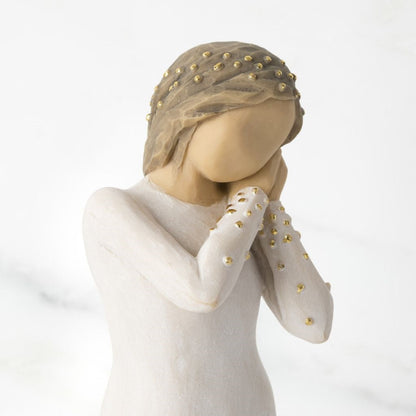 Wishing figurine as a hopeful encouragement keepsake gift
